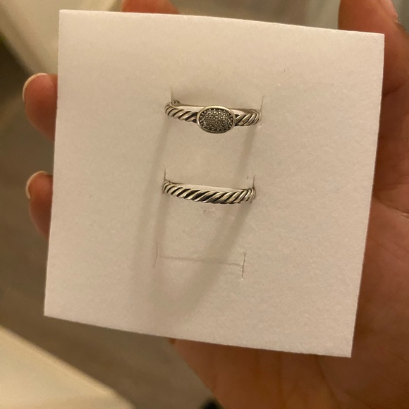 David Yurman stackable rings sz.5 - Picture 2 of 2